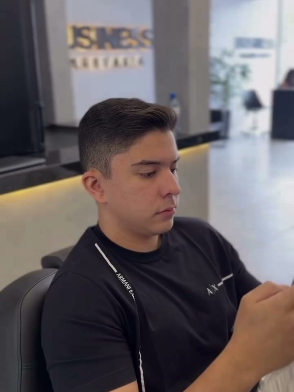 Cliente depois da taninoplastia